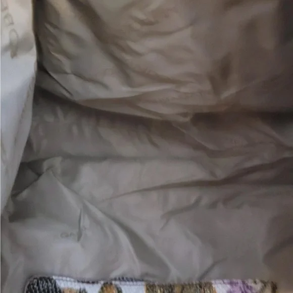 Roberta Gandolfi Italian Leather Tote Shoulder Bag Multicolor Floral with Pouch - Picture 7 of 11